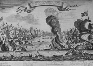 De Slag bij Barfleur, ca. 1695, 1924