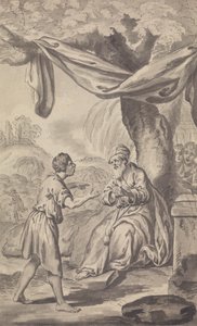 Ongeïdentificeerd tijdschrift / toneelstuk illustratie