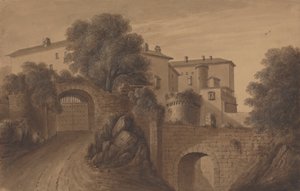 Castello Malespina Apennijnen door Isaac Weld