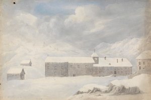 Klooster, Mt. St. Bernard (Zwitserland)