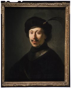 Jonge Man met een Gorget en Gevederde Hoed, c.1630