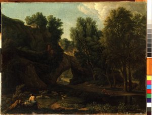 Landschap door Isaac de Moucheron