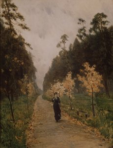 Herfstdag. Sokolniki, 1879 door Isaak Ilyich Levitan