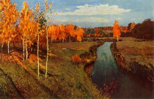 Gouden Herfst door Isaak Ilyich Levitan