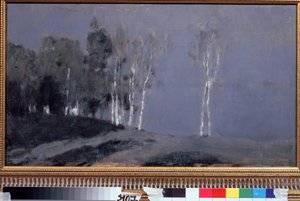 Maanverlichte nacht door Isaak Ilyich Levitan