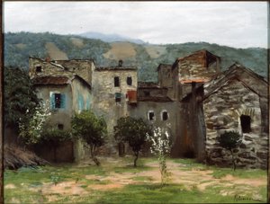 Bij Bordighera, in het noorden van Italië door Isaak Ilyich Levitan