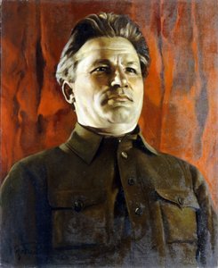 Portret van Sergey Kirov (Serguei Mironovitch Kostrikov)