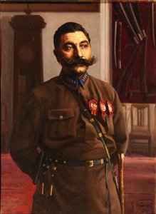 Portret van Semyon Mikhailovich Budyonny 1883-1973, 1929