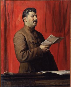 Portret van Stalin