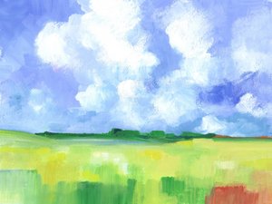 Abstract landschap 03