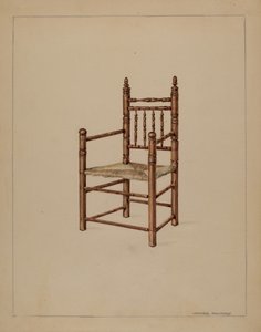 Stoel door Isadore Goldberg
