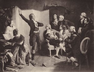 Het Eerste Zingen van de Marseillaise door Isidore (after) Pils