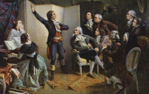 Claude Joseph Rouget de Lisle zingt La Marseillaise