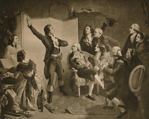 Het eerste zingen van de Marseillaise, 1895