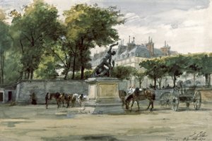 De Parijse Commune: het leger van Versailles in de Tuilerieën