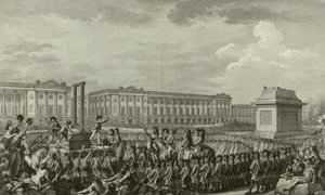 Executie van Lodewijk XVI door Isidore Stanislas Helman