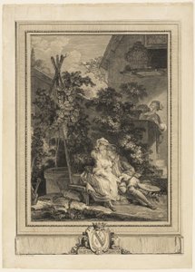 De verliefde tuinman door Isidore Stanislas Helman
