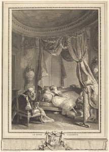 De gevaarlijke roman door Isidore Stanislas Helman after Nicolas Lavreince