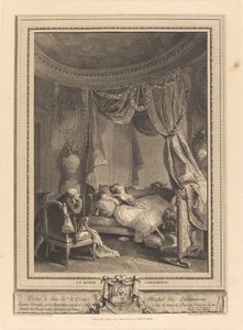 De gevaarlijke roman door Isidore Stanislas Helman after Nicolas Lavreince