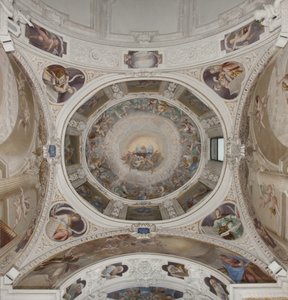 Paradijs met Eeuwige Vader, c.1623-34 (detail) door Isidoro Bianchi