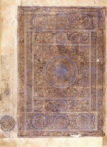 Een blad uit een grote Koran, Mesopotamië, 1344 door Islamic School
