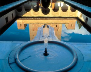 Hof van de Mirten, Comares Paleis, Alhambra door Islamic School