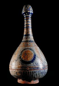 Islamitische kunst: terracotta fles