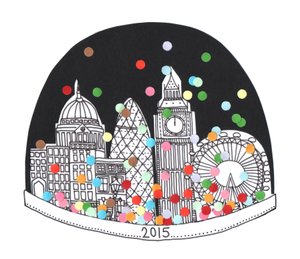 Nieuwjaar 2015, 2014 (papier en pen)