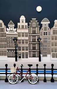 De stad slaapt, 2016 (papier) door Isobel Barber