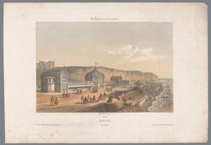 Zicht op het casino van Dieppe
