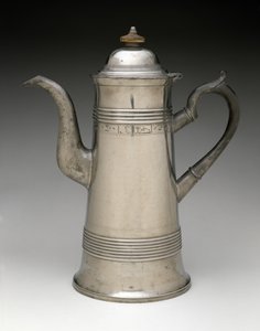 Koffiepot, ca. 1820-1840 door Israel Trask