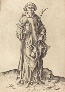 Sint Stefanus door Israhel van Meckenem