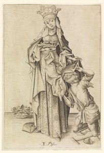 Sint Elisabeth door Israhel van Meckenem
