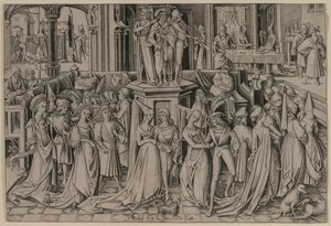 De dans aan het hof van Herodes, ca. 1500
