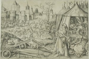Judith door Israhel van Meckenem the younger
