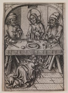 Maria Magdalena wast de voeten van Christus