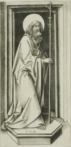 Sint Filippus en Sint Jakobus de Kleine door Israhel van Meckenem the younger