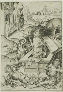 De Wederopstanding door Israhel van Meckenem the younger