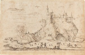 Kasteel onder Beleg door Israël Silvestre
