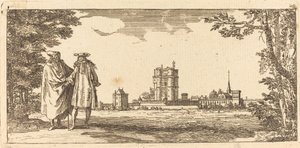 Algemeen Plan van het Kasteel en Klein Park van Vincennes door Israël Silvestre
