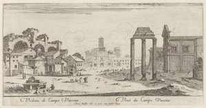 Veduta di Campo Vaccina door Israël Silvestre