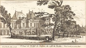 Gezicht op het Hostel de Soissons