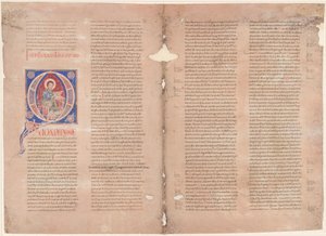 Sint Lucas door Italian 12th Century