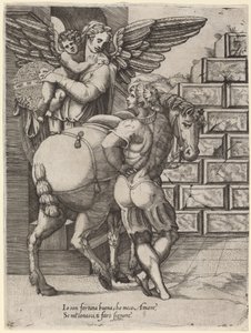 Allegorie van het Fortuin door Italian 16th Century