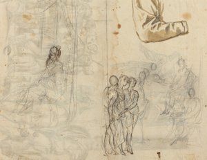 Kopie naar een historisch schilderij uit de kring van Paolo Veronese