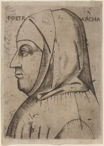 Portret van Petrarca door Italian 16th Century