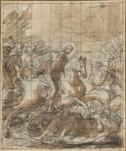 Sint Jacob verslaat de ongelovigen door Italian 17th or 18th Century