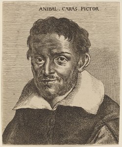 Annibale Carracci door Italian 18th Century