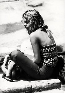 Een jonge hippie, ca. 1970 door Italian Photographer