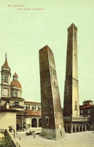 Bologna, Italië, Torri Asinelli E Garisendi door Italian Photographer